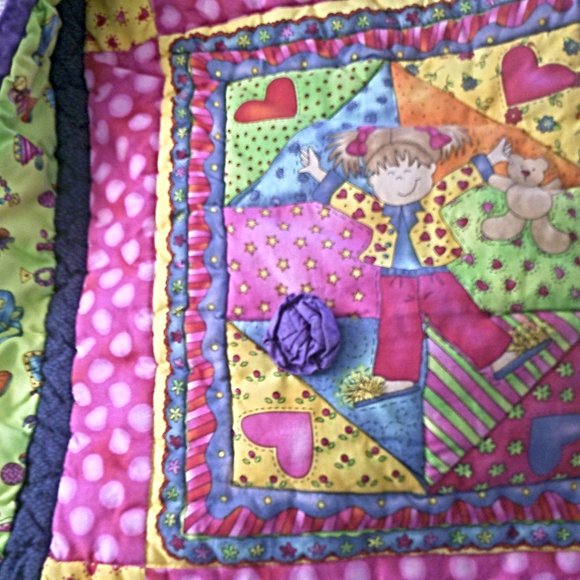 Little Girl's Handmade Quilt - Picture 4 of 5